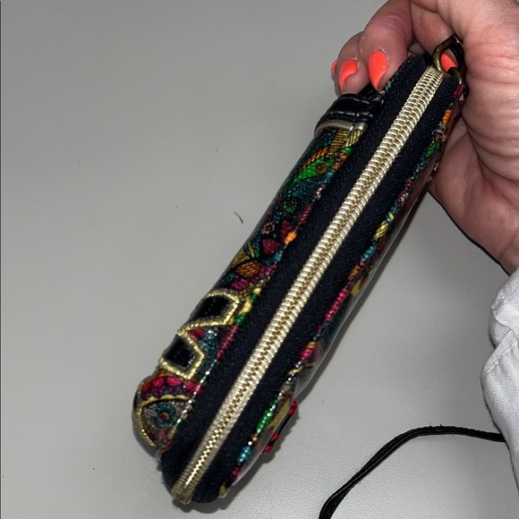 Sakroots Multicolor Crossbody Bag / Wallet removable adjustable strap - Picture 5 of 13